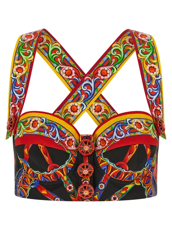 Carretto Tops Multicolor made by Dolce & Gabanna