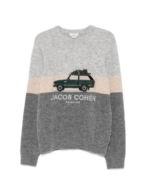 Wool Crewneck Sweater made by Jacob Cohen