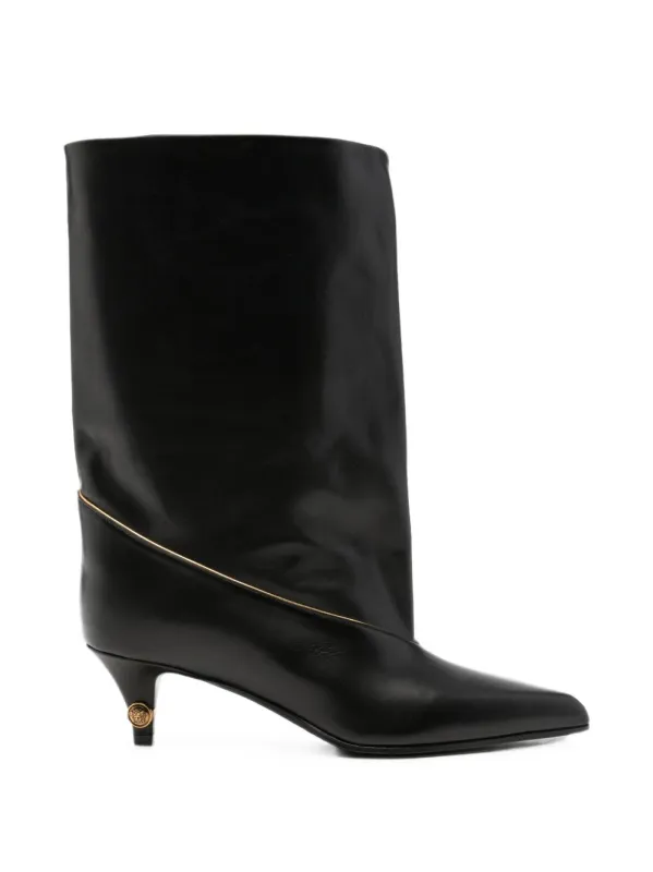 Boots Black made by Versace