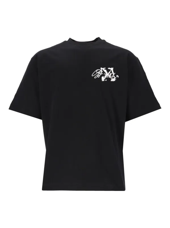 Stroke 2 Arrow Skate S/S Tee T-Shirt Black made by Off-White