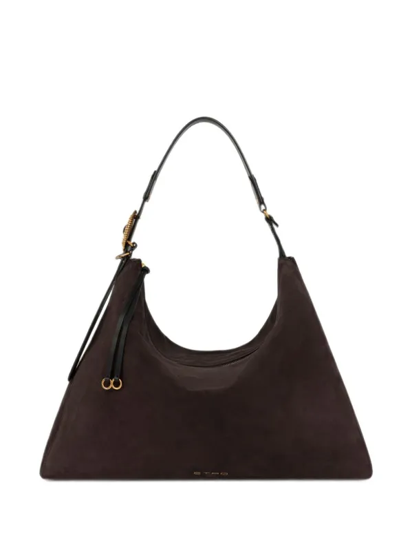 Large Leather Hobo Bag made by Etro