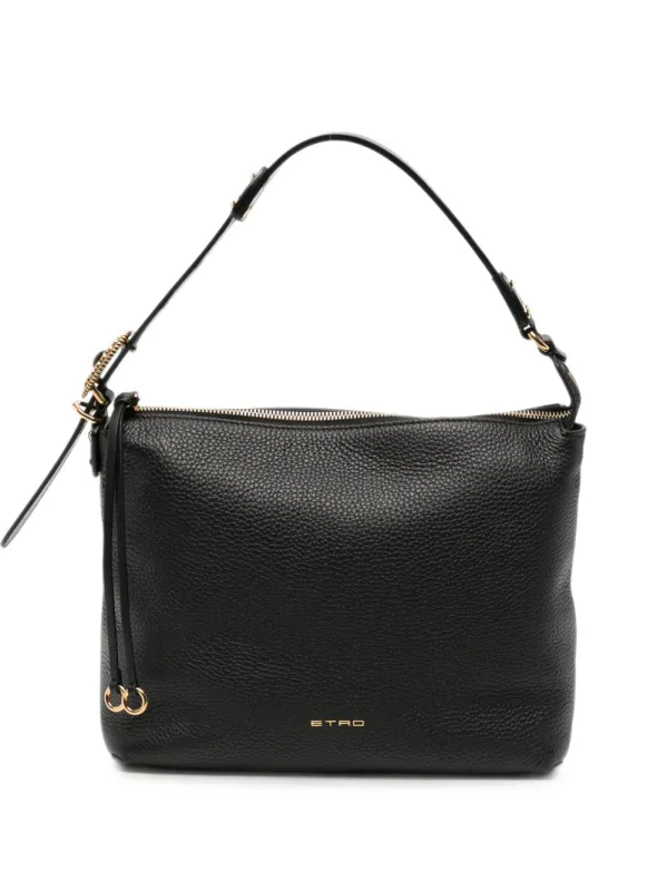 Medium Leather Hobo Bag made by Etro