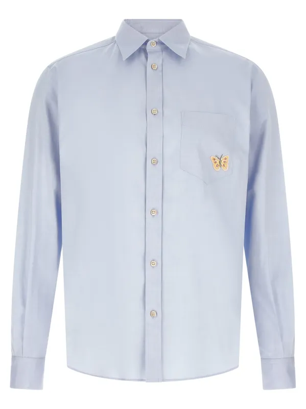 Butterfly Shirt And Blouse Light Blue made by Valentino Garavani