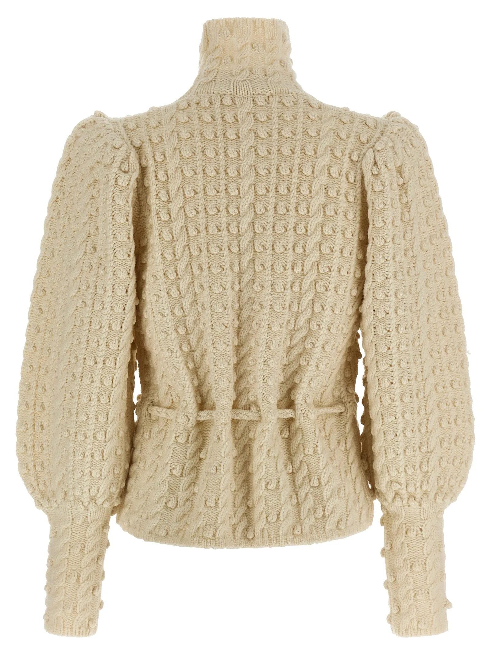 Vailant Wool Bauble Sweaters And Cardigans White sold by Wanan Luxury product image thumbnail 2