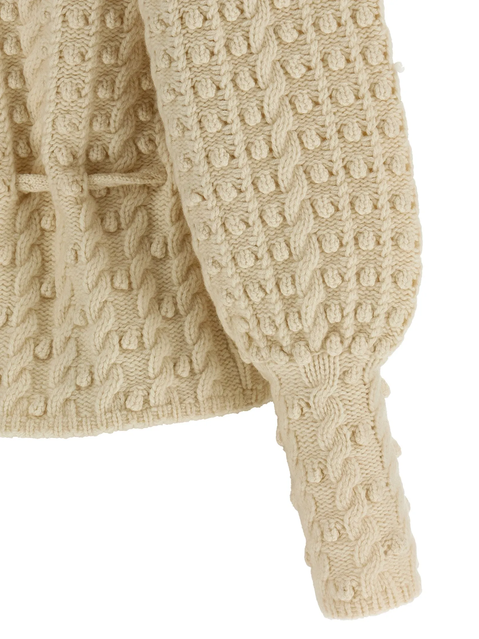 Vailant Wool Bauble Sweaters And Cardigans White sold by Wanan Luxury product image thumbnail 4
