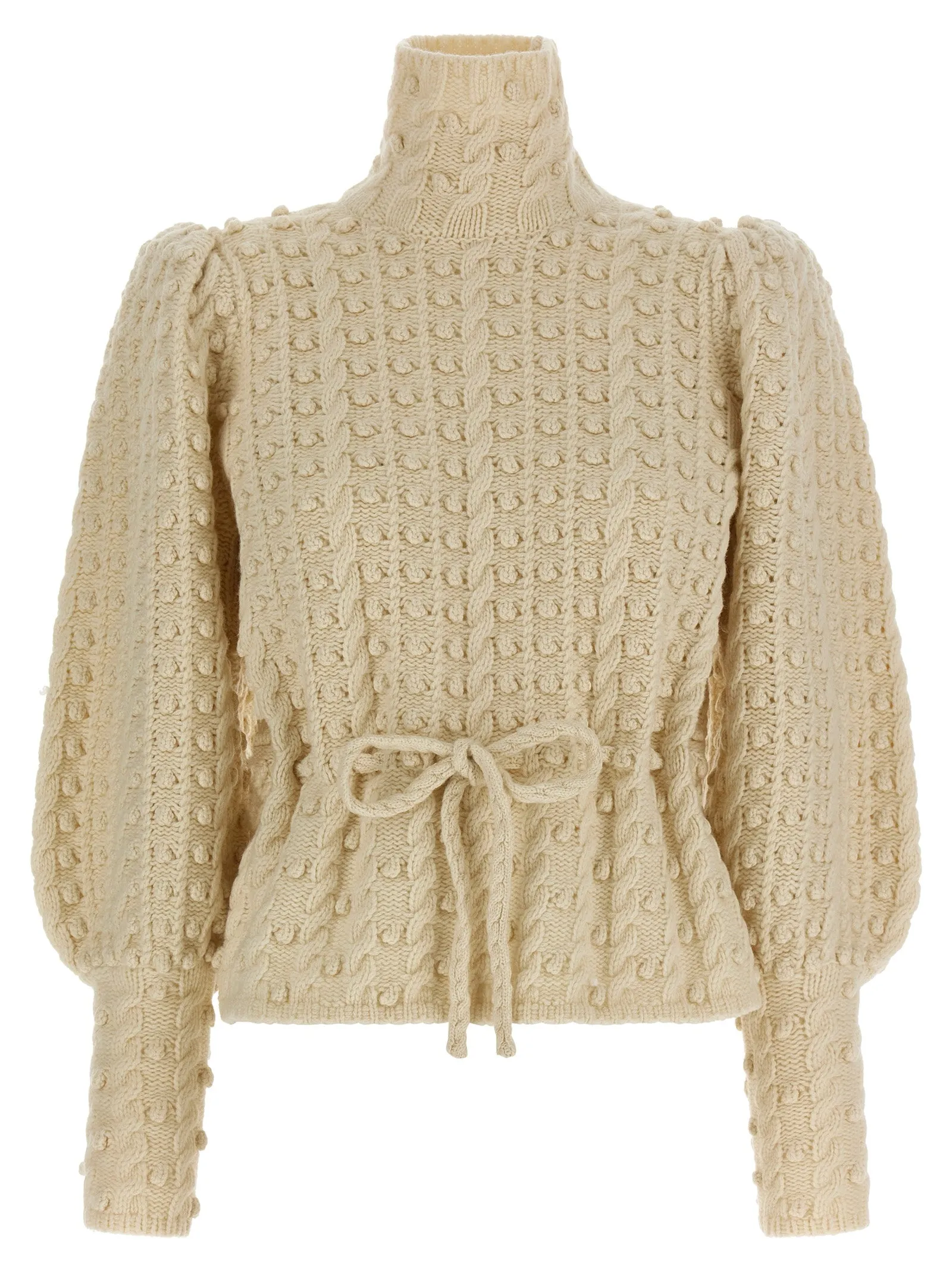 Vailant Wool Bauble Sweaters And Cardigans White sold by Wanan Luxury