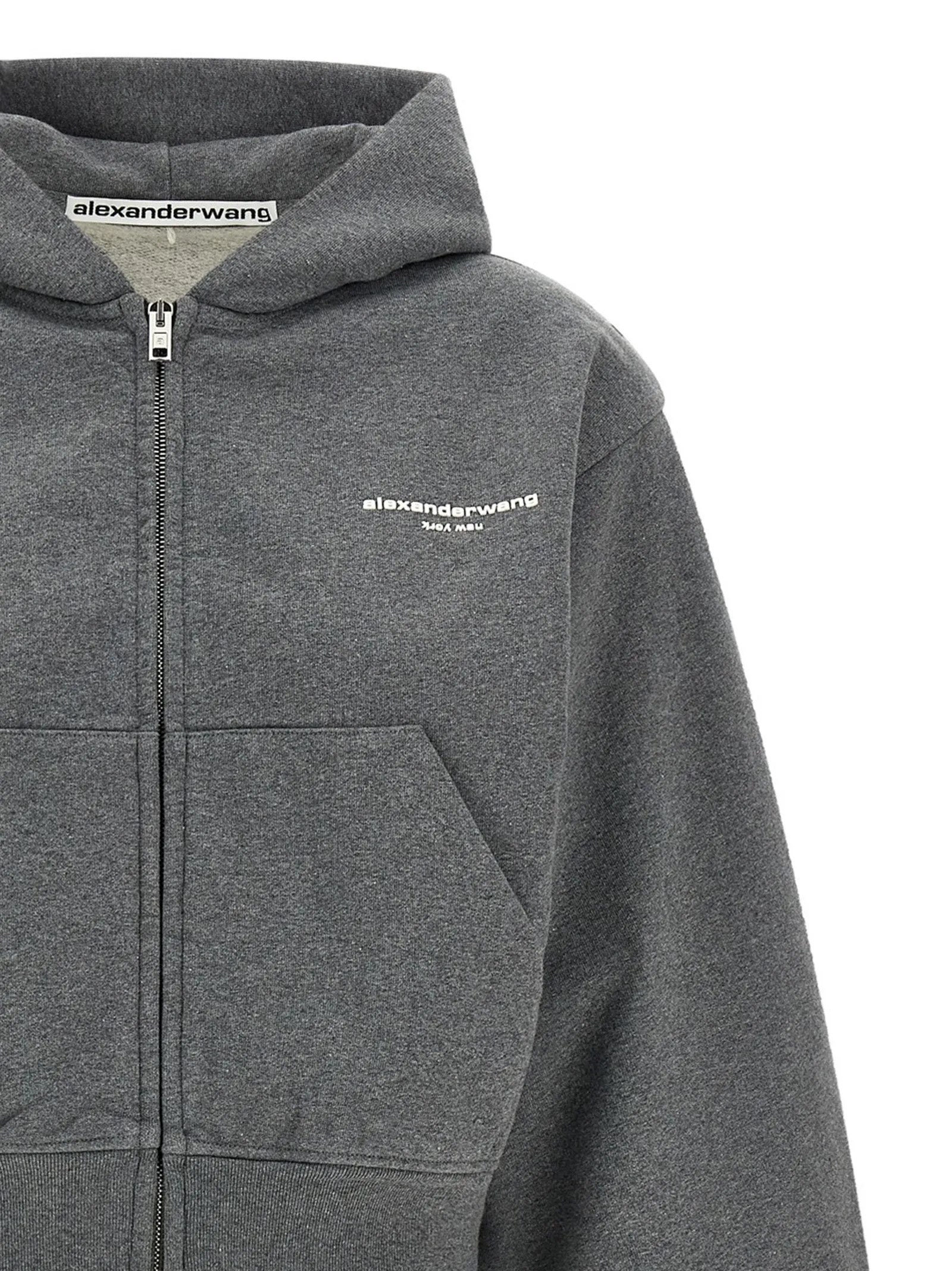 Zip-Up Hoodie Sweatshirt Gray sold by Wanan Luxury product image thumbnail 3
