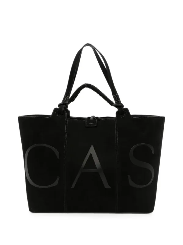 Leather Tote Bag made by Casadei