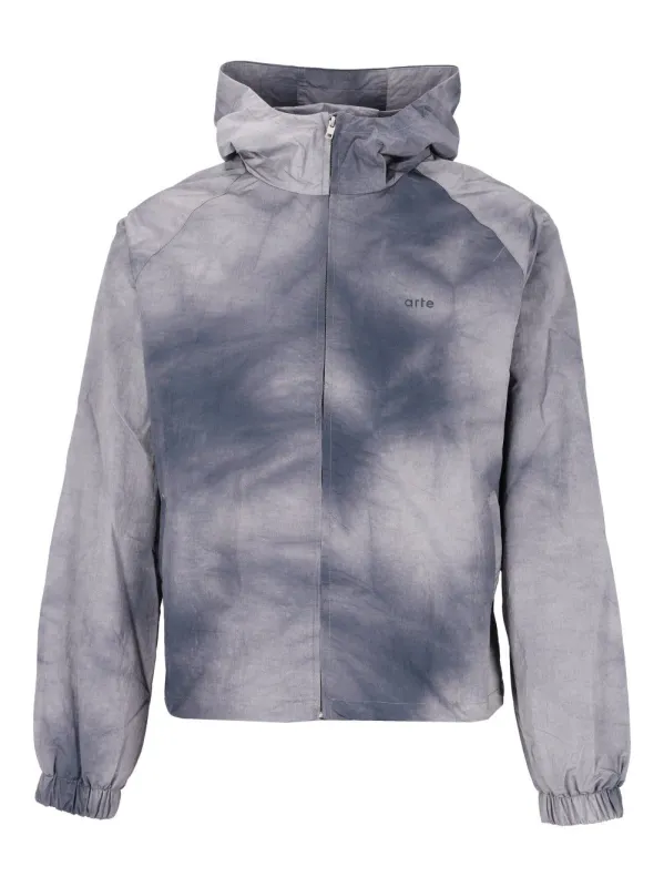 Faded Rain Jacket Blue made by Wanan Luxury