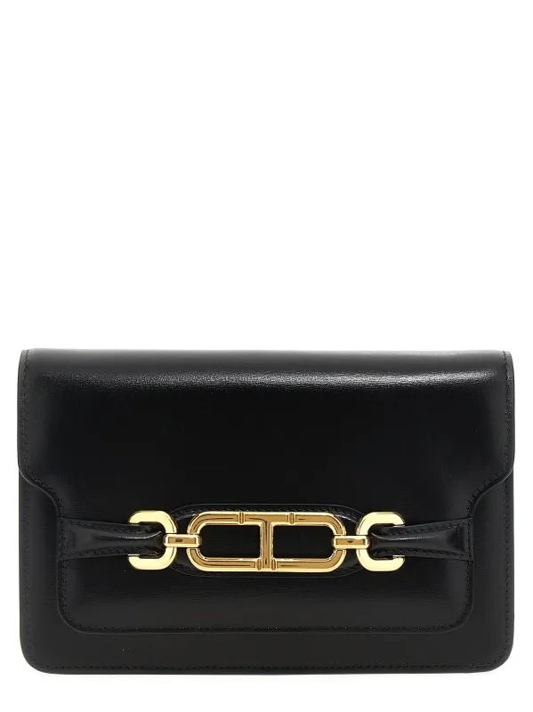 Small Leather Crossbody Bag Black made by Tom Ford
