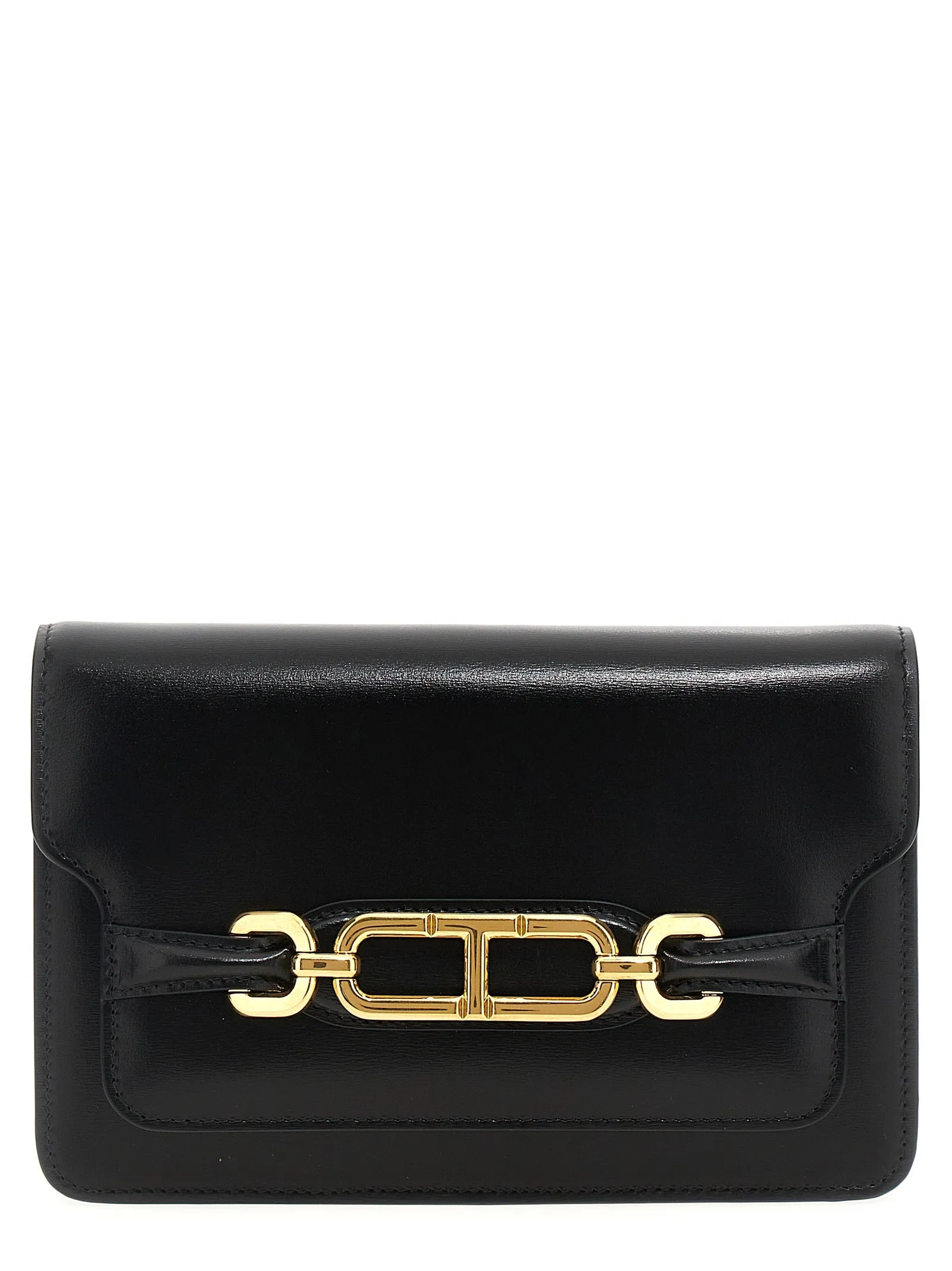 Small Leather Crossbody Bag Black sold by Wanan Luxury