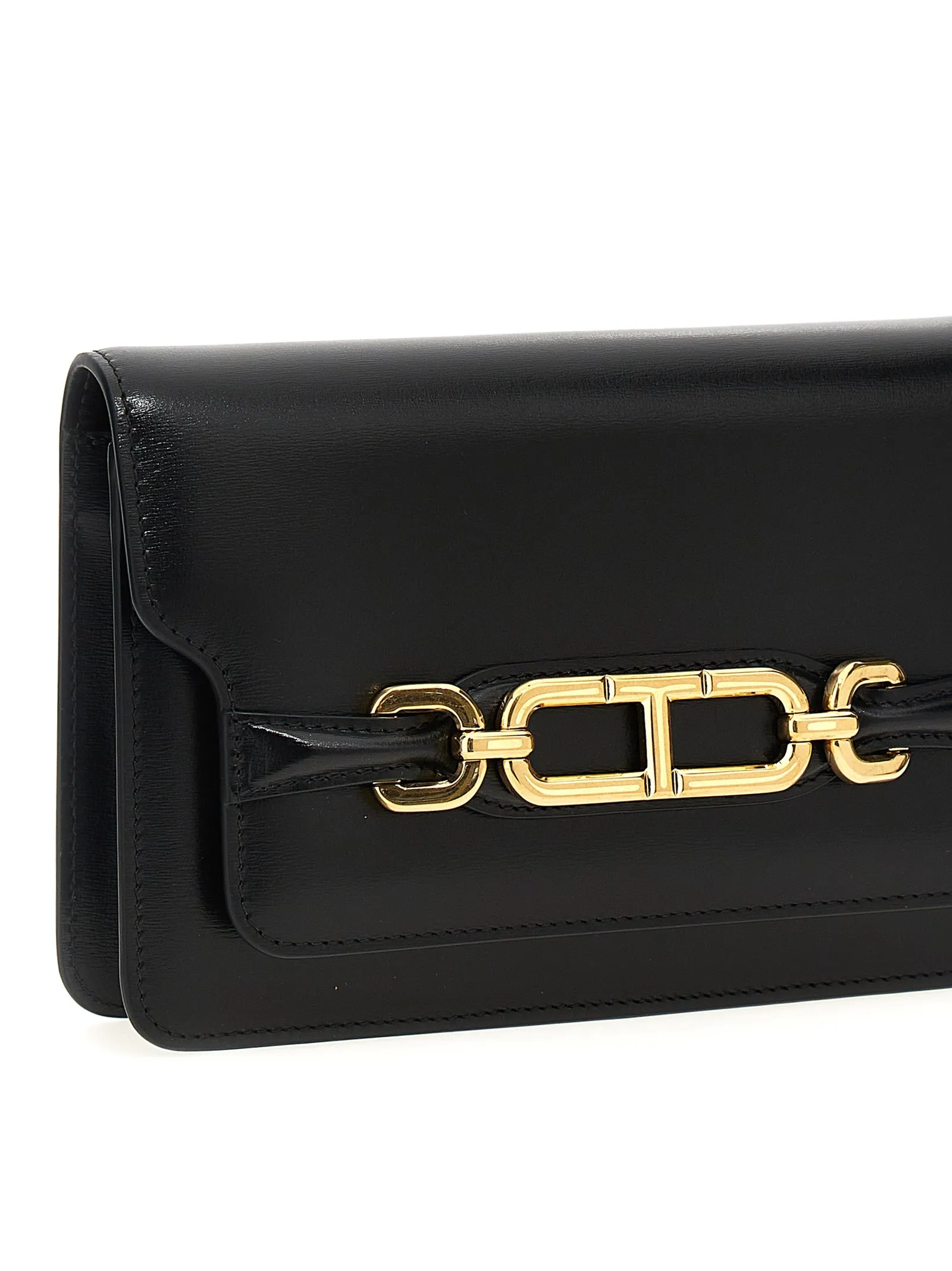 Small Leather Crossbody Bag Black sold by Wanan Luxury product image thumbnail 3