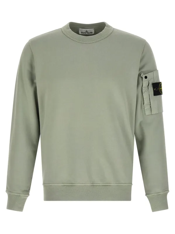 6100019 Sweatshirt Green made by Stone Island