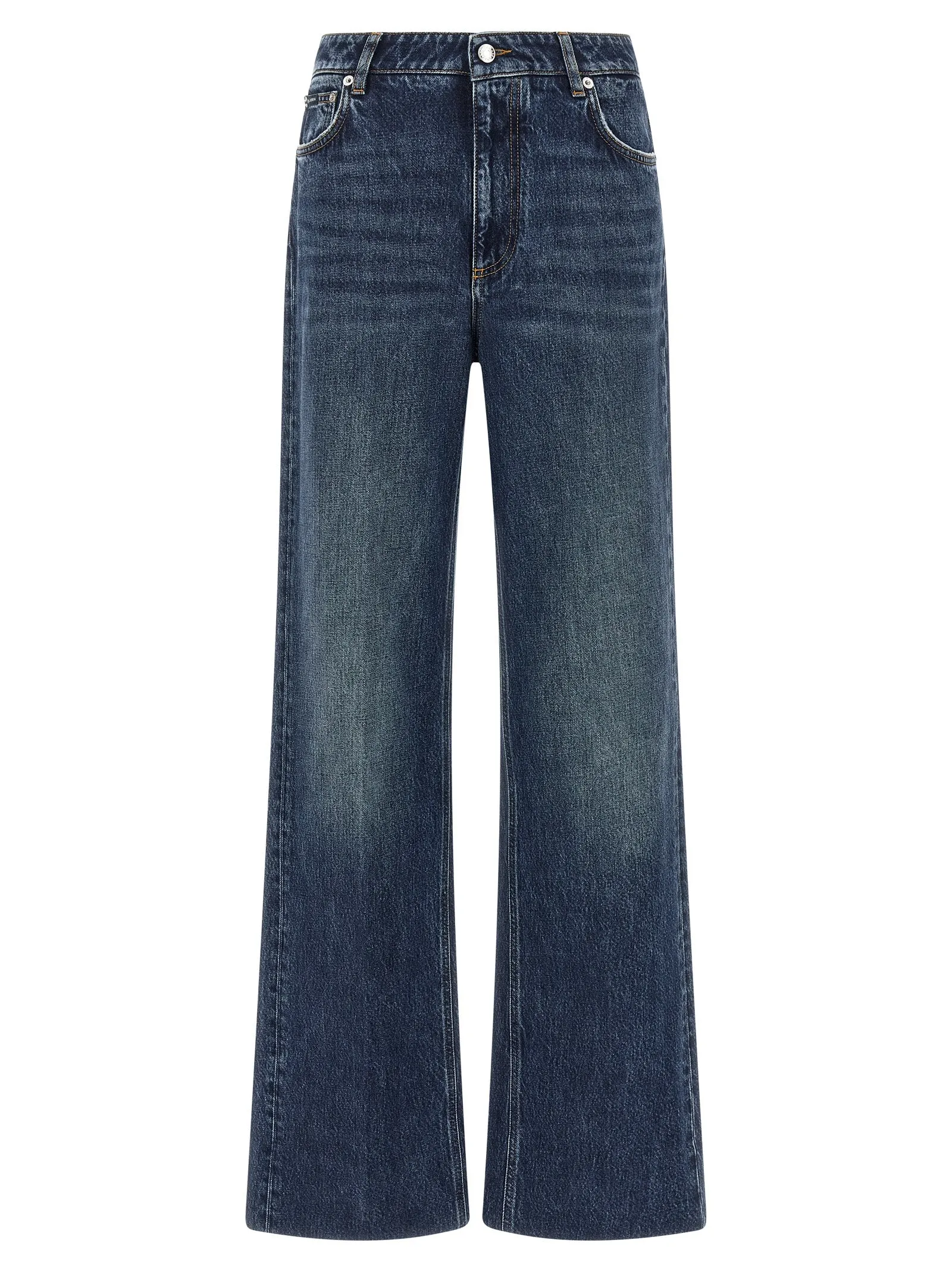 Logo Plaque Jeans Blue sold by Wanan Luxury