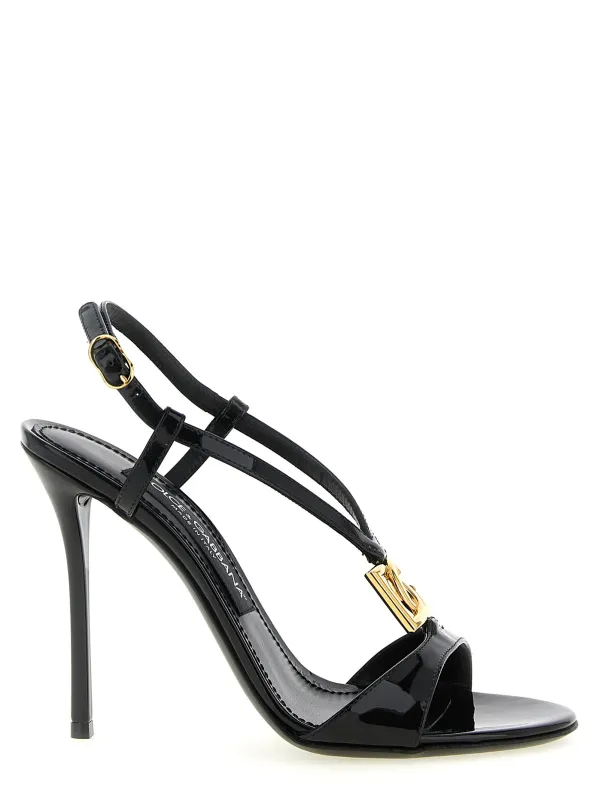 Keira Sandals Black made by Dolce & Gabanna