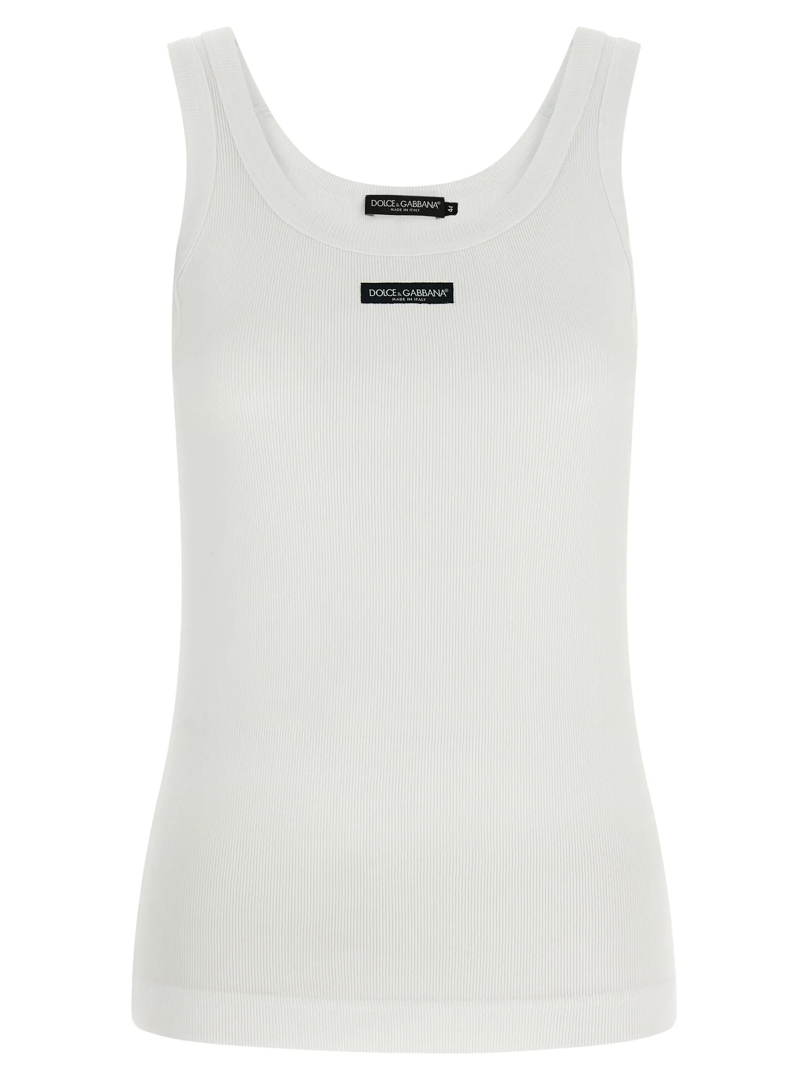 Logo Patch Tank Top White sold by Wanan Luxury