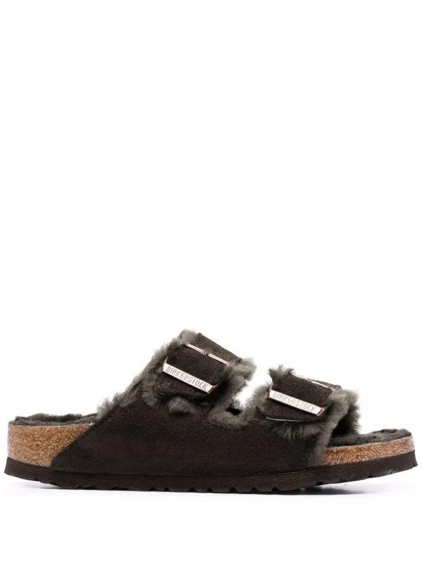 Arizona Shearling Sandals made by Birkenstock