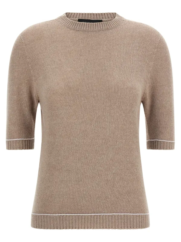 Platinum Sweaters And Cardigans Beige made by Fabiana Filippi