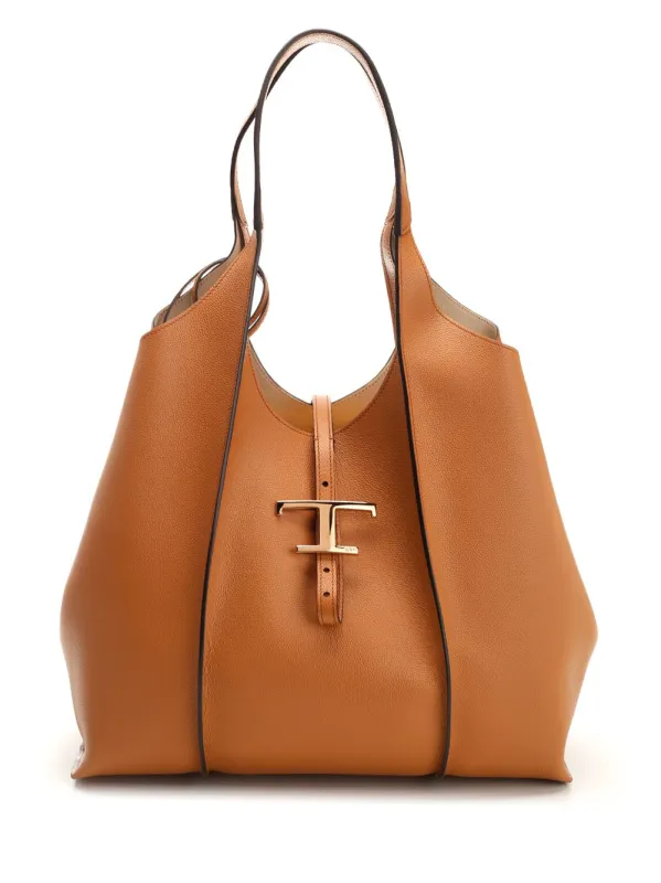T Timeless Shoulder Bags Beige made by Tod's