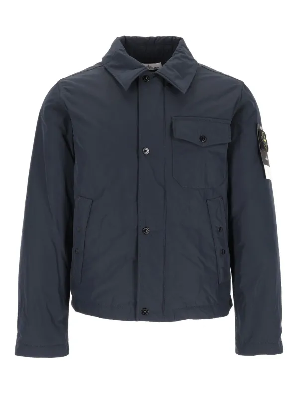 Coach Jackets Blue made by Stone Island