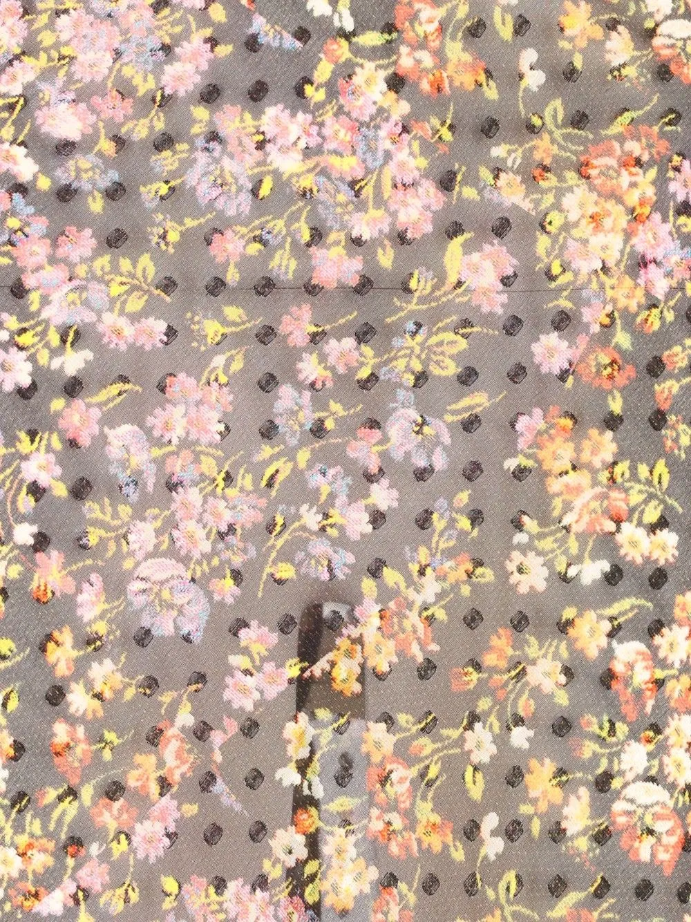 Sati Jacquard Printed Long Skirt With Mini Floral Patchwork Skirts Multicolor sold by Wanan Luxury product image thumbnail 4