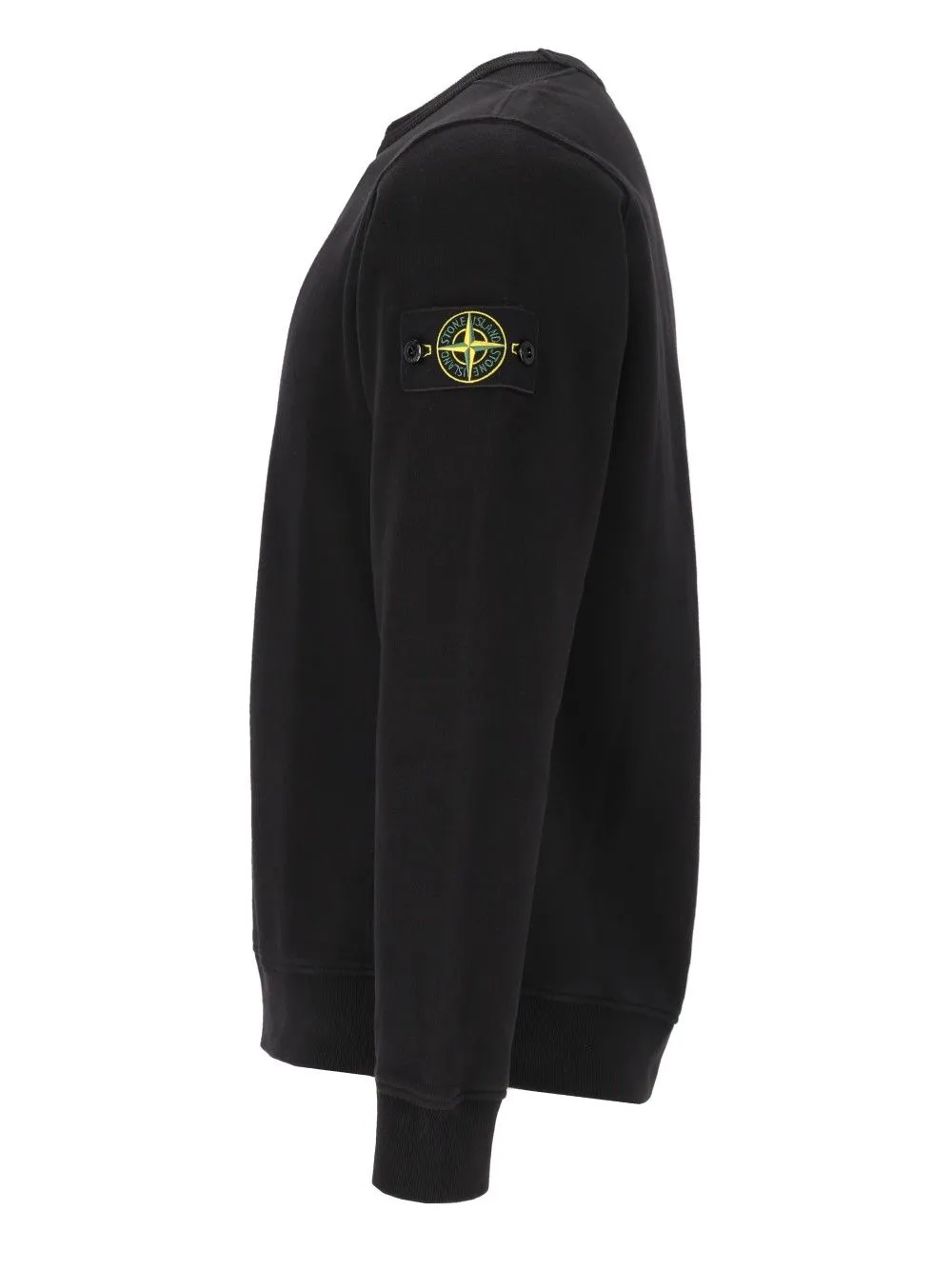 Brushed Organic Cotton Fleece, Garment Dyed Sweatshirts Black sold by Wanan Luxury product image thumbnail 3