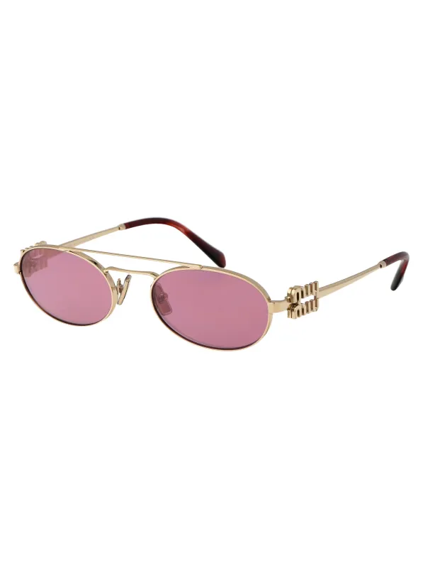 0MU 54ZS OVAL Sunglasses made by Miu Miu