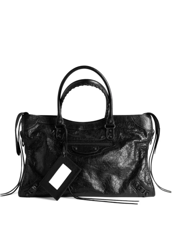 Le City Large Leather Tote made by Balenciaga