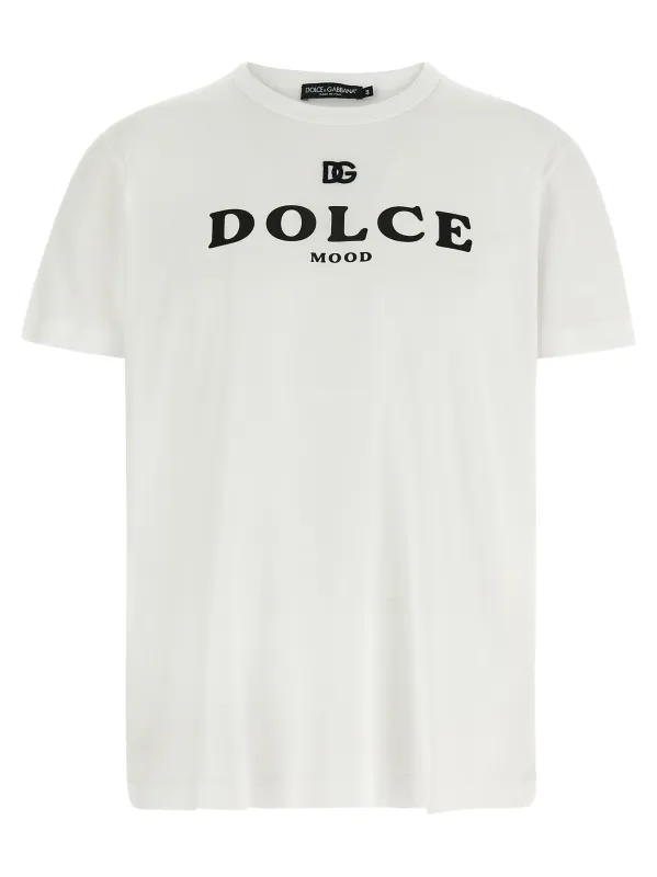 Dolce Mood T-Shirt White made by Dolce & Gabanna