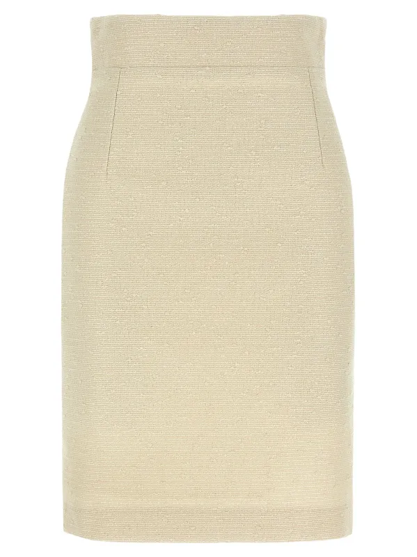 Nell Skirts Beige made by Tagliatore