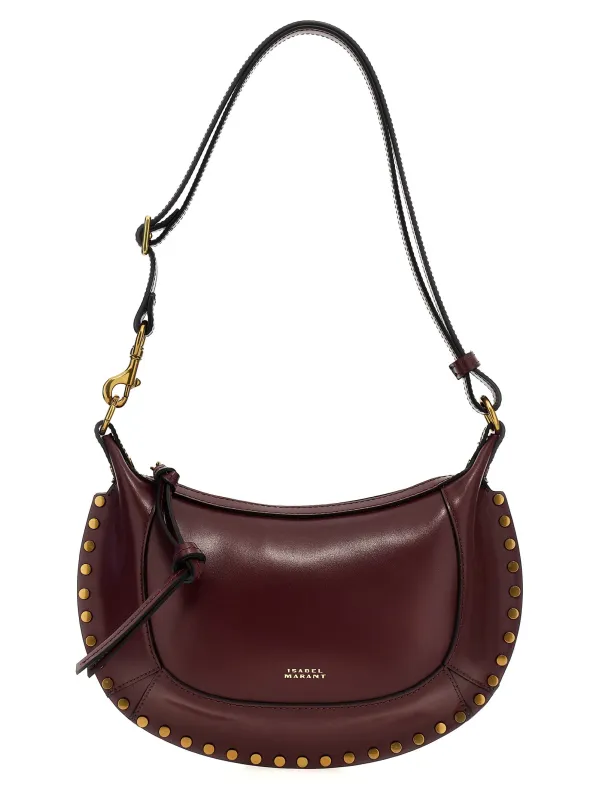 Oskan Moon Shoulder Bags Bordeaux made by Isabel Marant