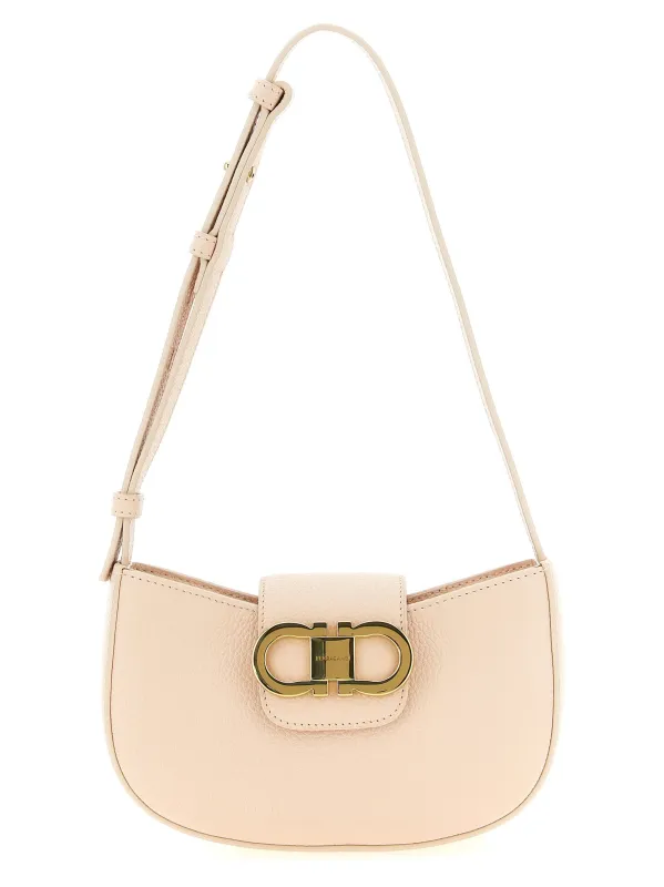 Gabry Shoulder Bags Pink made by Salvatore Ferragamo