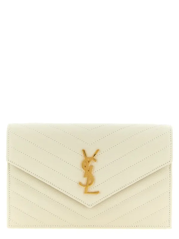 Envelope Clutch White made by Yves Saint Laurent