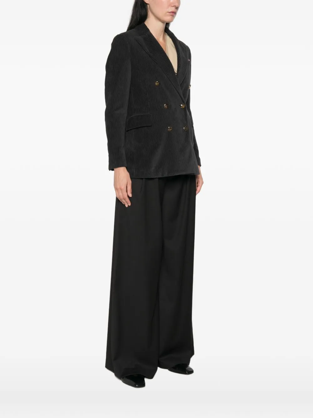 Cotton Double-Breasted Jacket sold by Wanan Luxury product image thumbnail 3