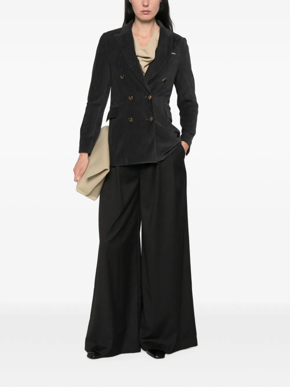 Cotton Double-Breasted Jacket sold by Wanan Luxury product image thumbnail 4