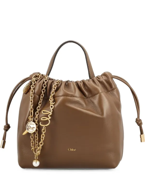 Chloé Icons Leather Mini Bucket Bag made by Chloe