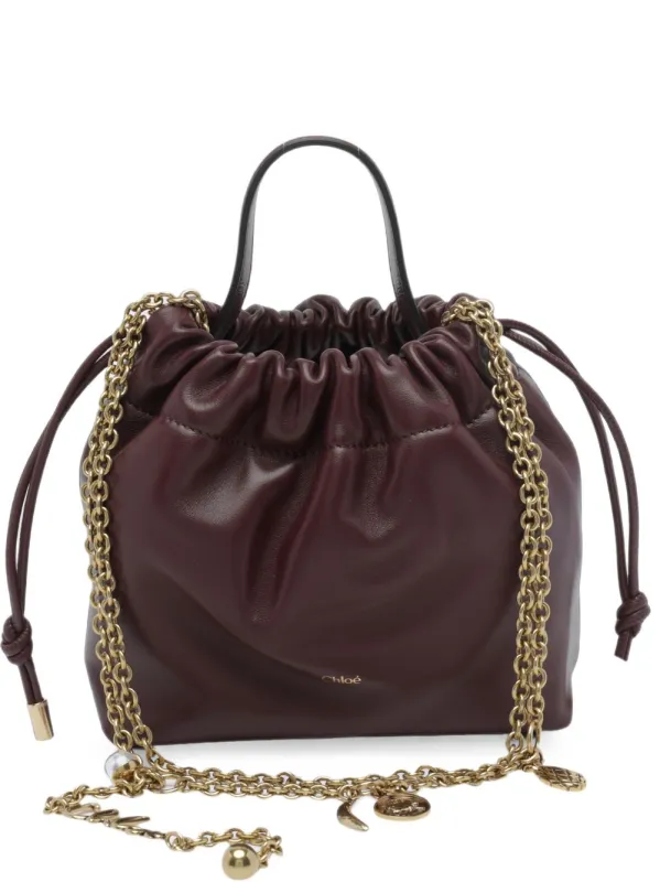 Chloé Icons Leather Mini Bucket Bag made by Chloe