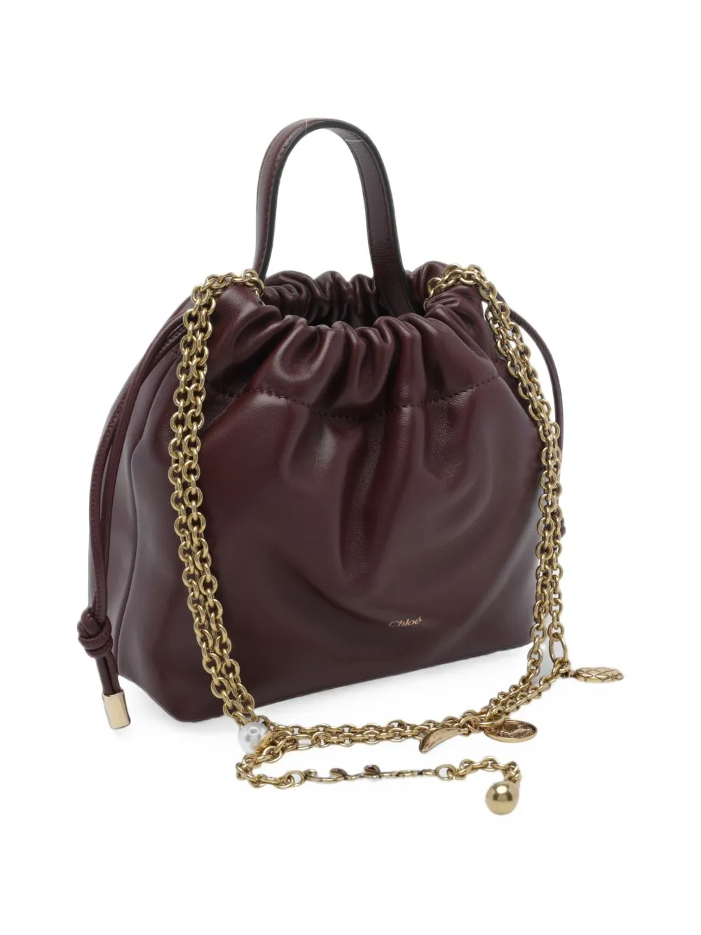 Chloé Icons Leather Mini Bucket Bag sold by Wanan Luxury product image thumbnail 2
