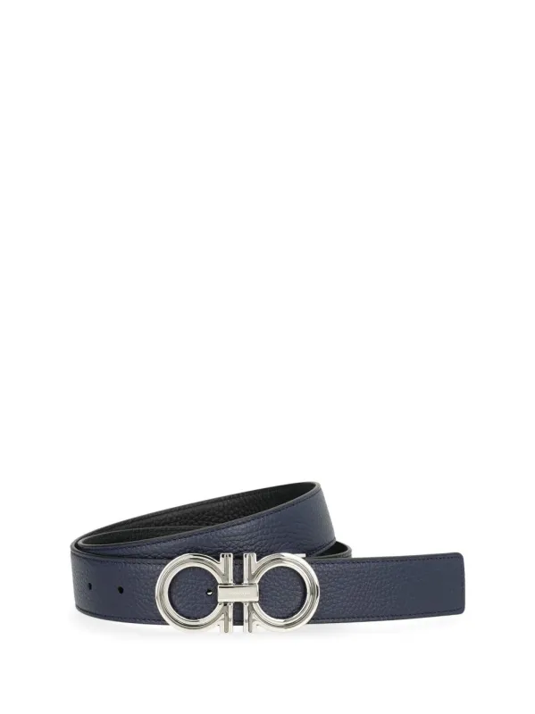 Double Adjustable 1/2grop.Alce S.1,8- New Navy/N Belts Multicolor made by Salvatore Ferragamo