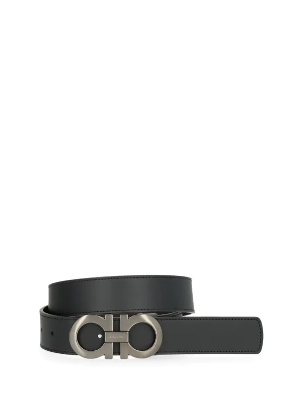 Double Adjustable Mgrop Mustang Sp. Nero/Hicko Belts Multicolor made by Salvatore Ferragamo