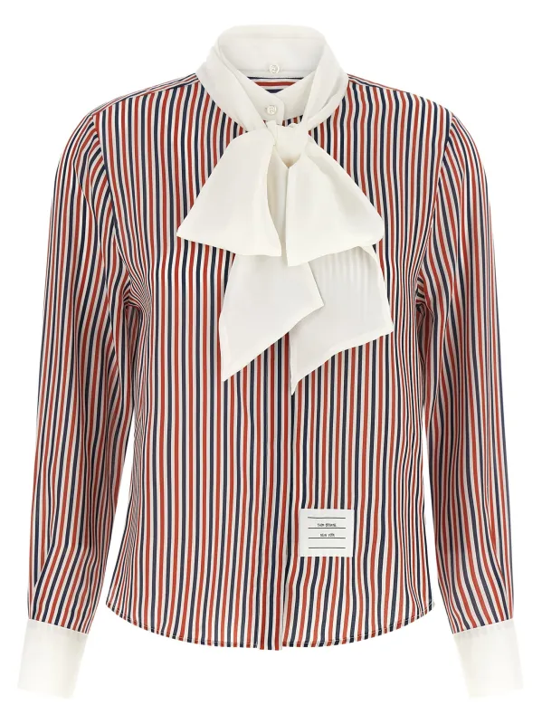 Removable LavallièRe Collar Shirt Multicolor made by Thom Browne