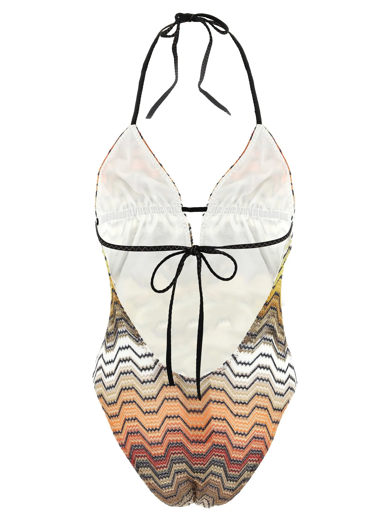 Greek Pattern One-Piece Swimsuit Beachwear Multicolor sold by Wanan Luxury product image thumbnail 2