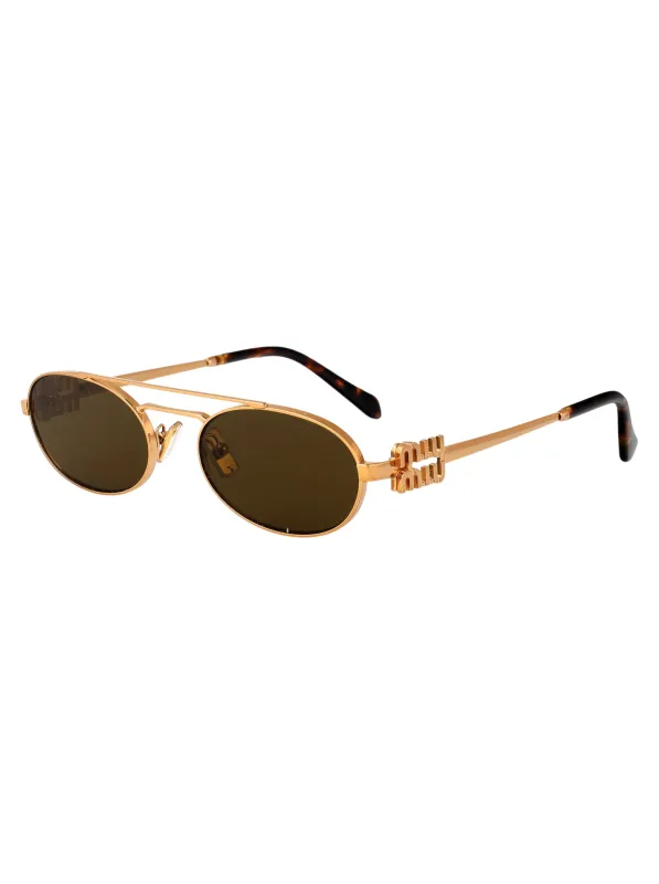 0MU 54ZS OVAL Sunglasses made by Miu Miu