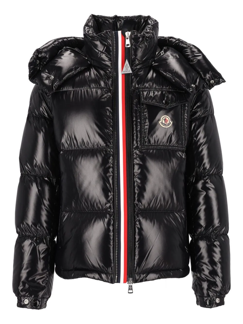 Montbeliard Short Down Jacket With Hood Jackets Black sold by Wanan Luxury