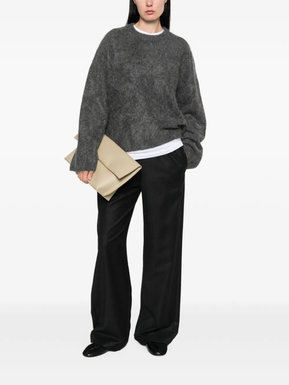 Wool Crewneck Jumper sold by Wanan Luxury product image thumbnail 5