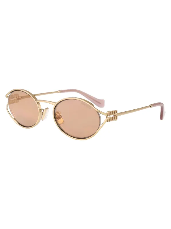 0MU 52YS OVAL Sunglasses made by Miu Miu