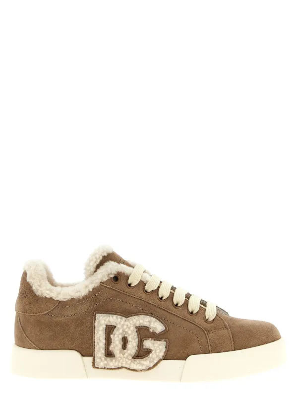 Portofino Sneakers Brown made by Dolce & Gabanna