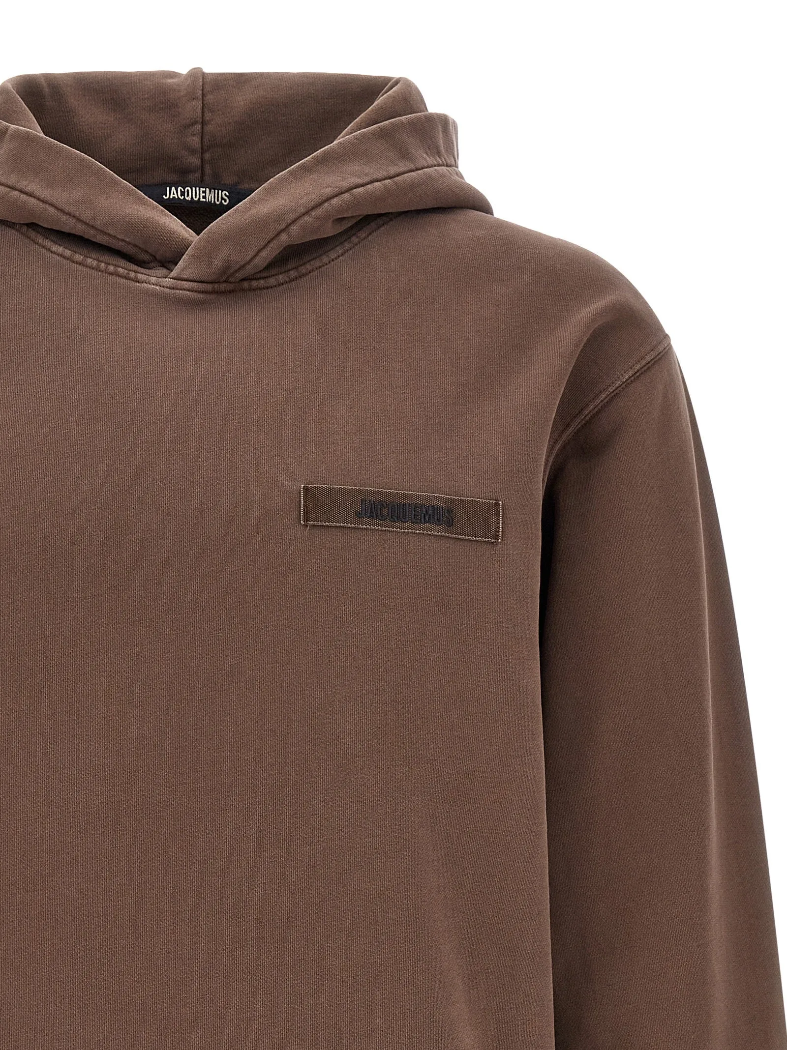 Le Hoodie Gros-Grain Sweatshirt Brown sold by Wanan Luxury product image thumbnail 3