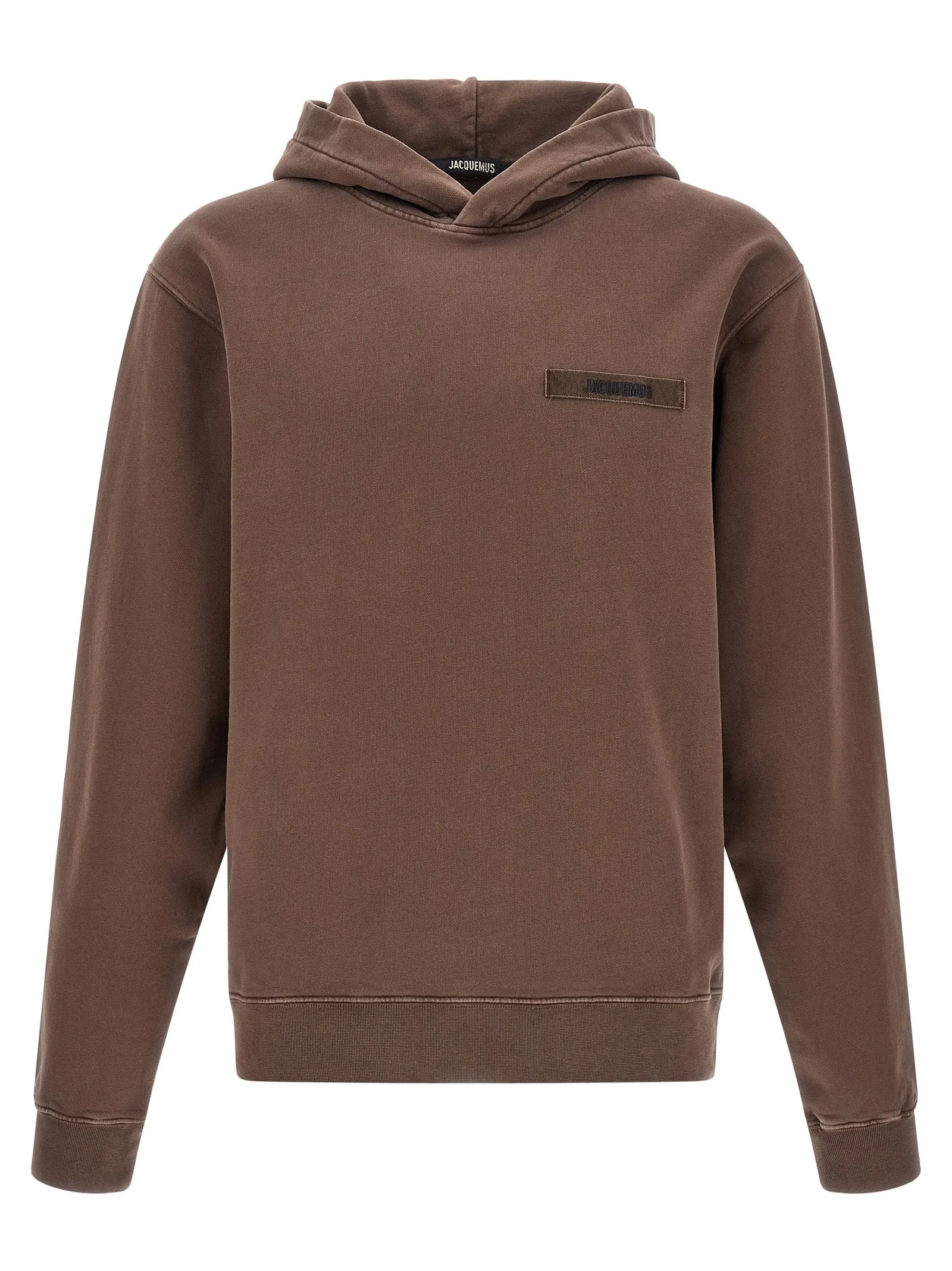 Le Hoodie Gros-Grain Sweatshirt Brown sold by Wanan Luxury