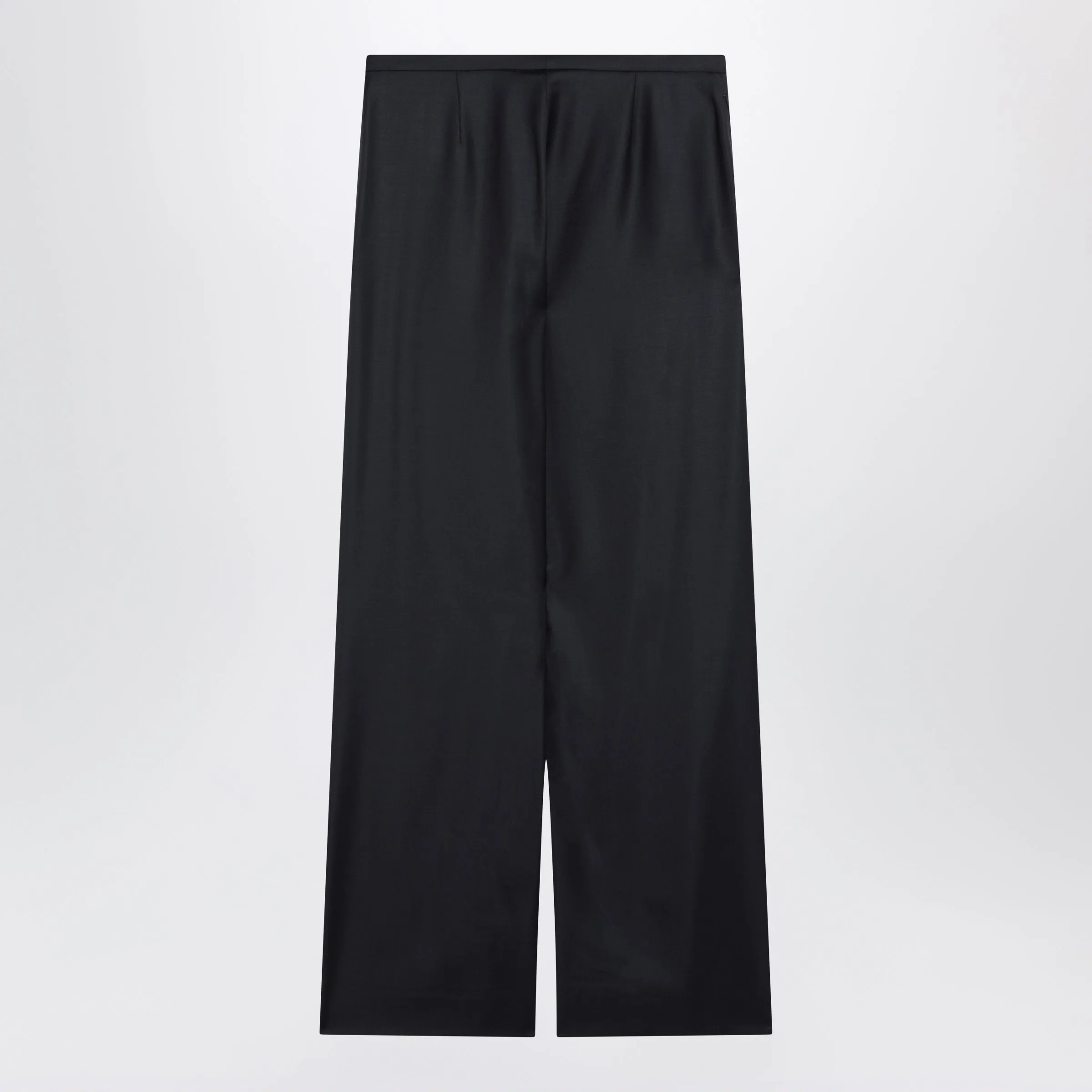 Blue Lightweight Wool Trousers sold by Wanan Luxury product image thumbnail 2